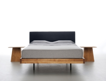 orig. SMOOTH Modernes Bett aus Eiche massiv